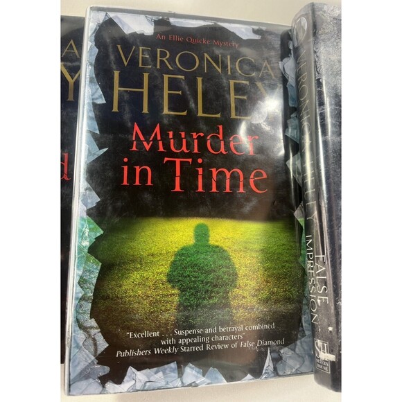 Veronica Heley Book Lot of 5 Hardbacks Murder with Mercy, False Diamond and More - Picture 4 of 16